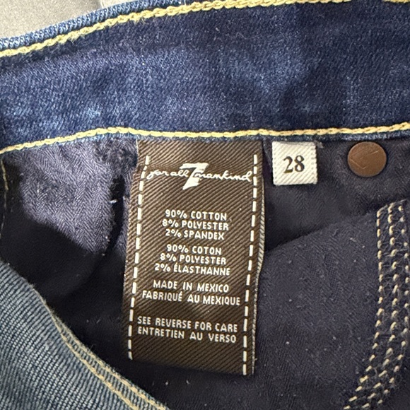 7 for all mankind ankle gwenevere. Waist 28 - Picture 4 of 6